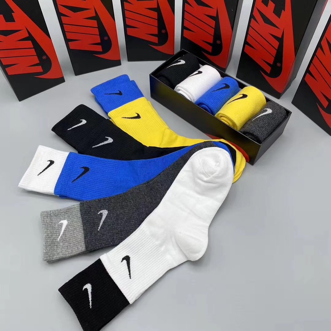 5 Pack High Socks