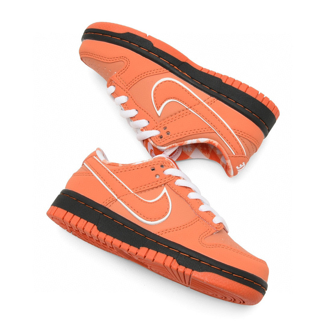 Kids Nike Dunk Low Concepts Orange Lobster