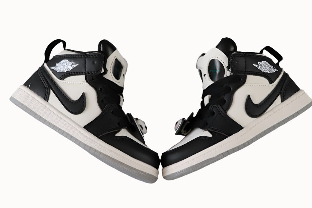 Kids Air Jordan 1 High  'Panda Black White'