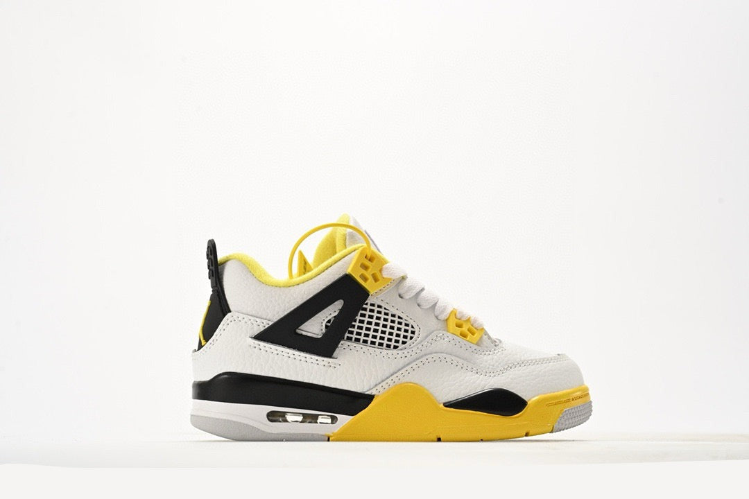 Kids Air Jordan Retro 4 'Vivid Sulfur'