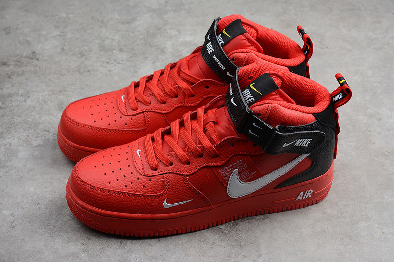 Air Force One High Utility Red/White-Black