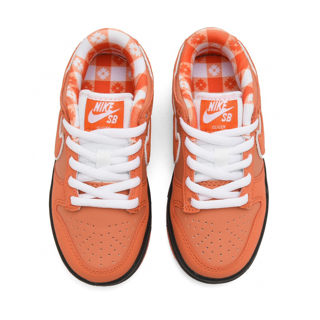 Kids Nike Dunk Low Concepts Orange Lobster