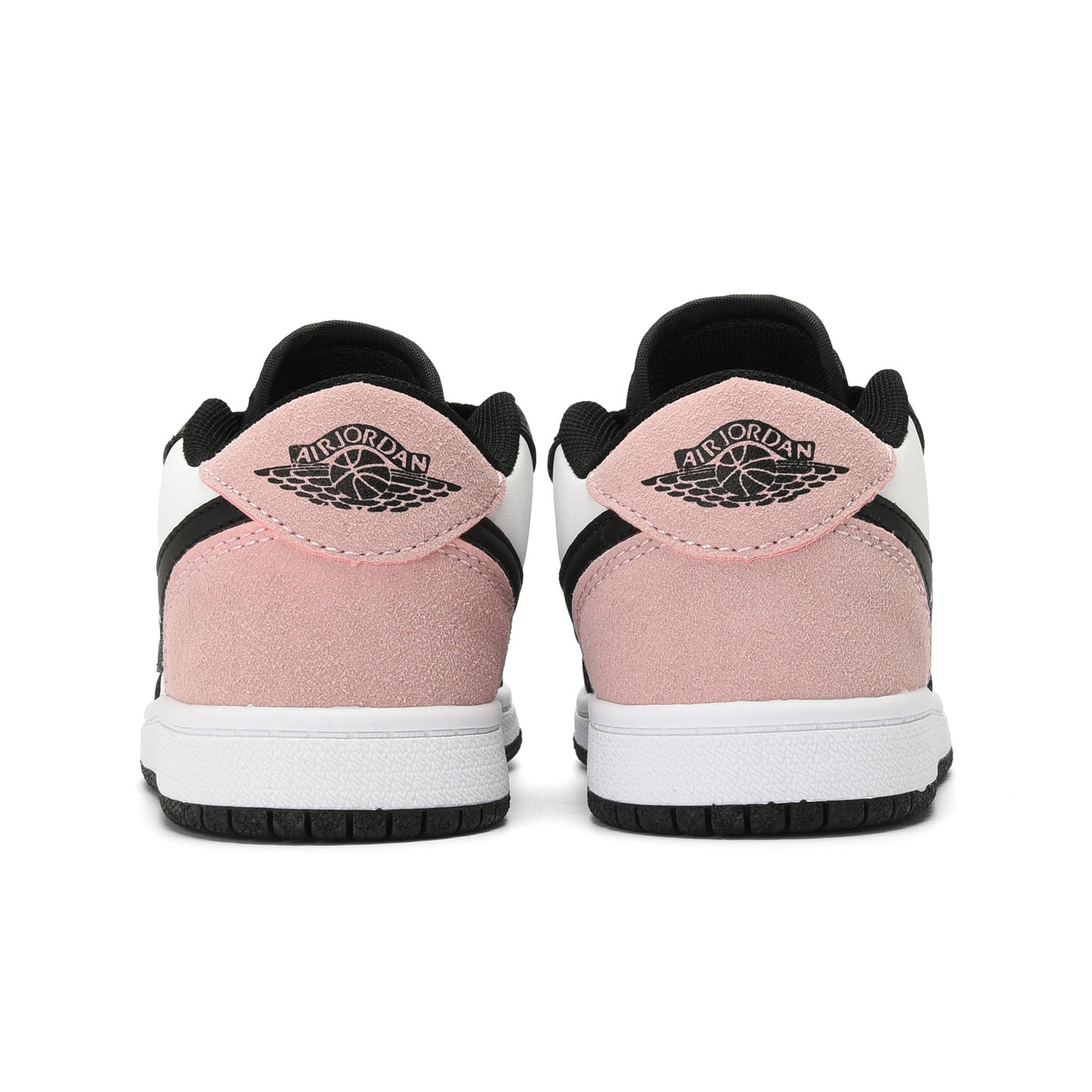 Kids Air Jordan 1 Low 'Black White Light Pink'