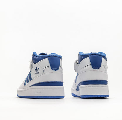 Kids Adidas Forum Mid Junior 'White Blue'