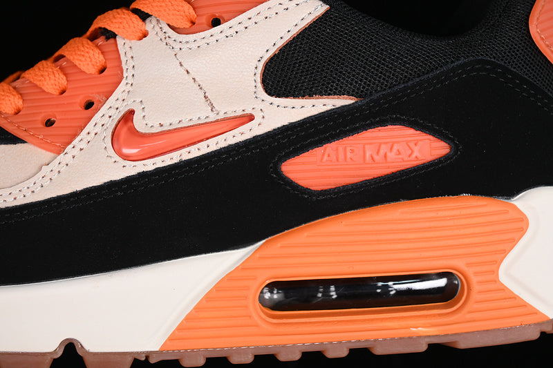 Air Max 90 PRM Grey White/Orange-Black