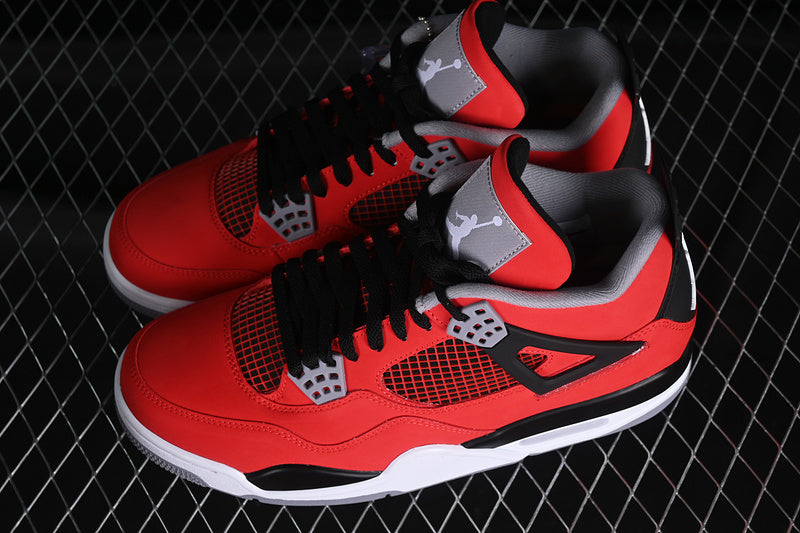 Air Jordan Retro 4 Toro Bravo Fire Red/White-Black