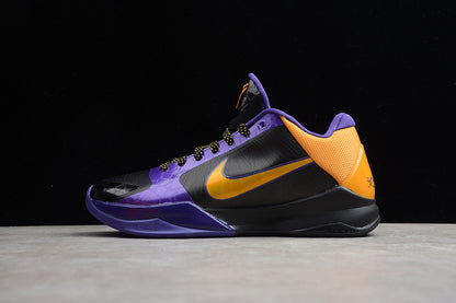 Nike Kobe 5 X Lakers Black Del Sol-Varsity Purple