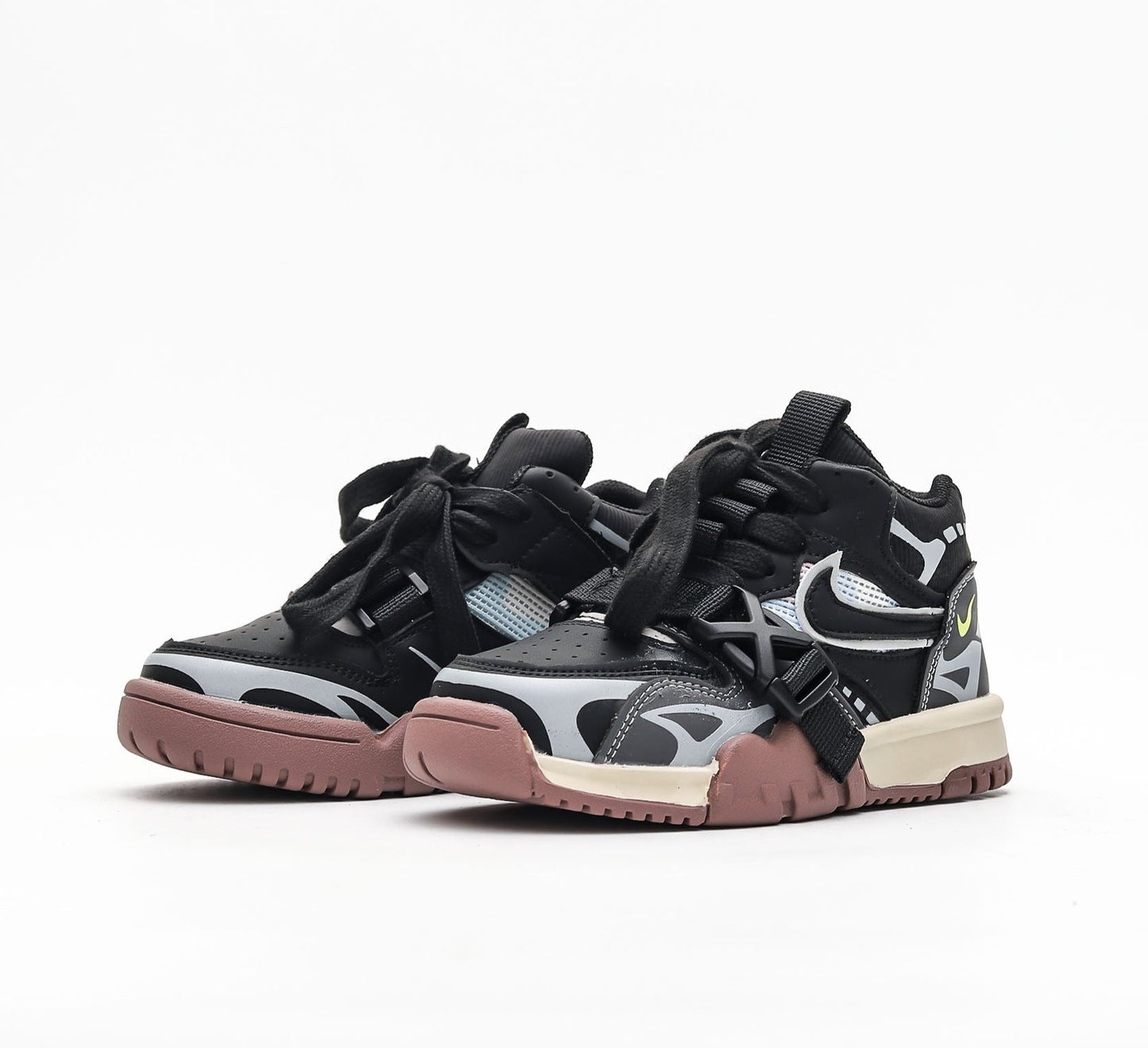 Kids Nike Air Trainer 1 SP Black Brown