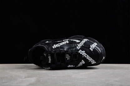 Balenciaga Triple S Black 'Logotype  White'