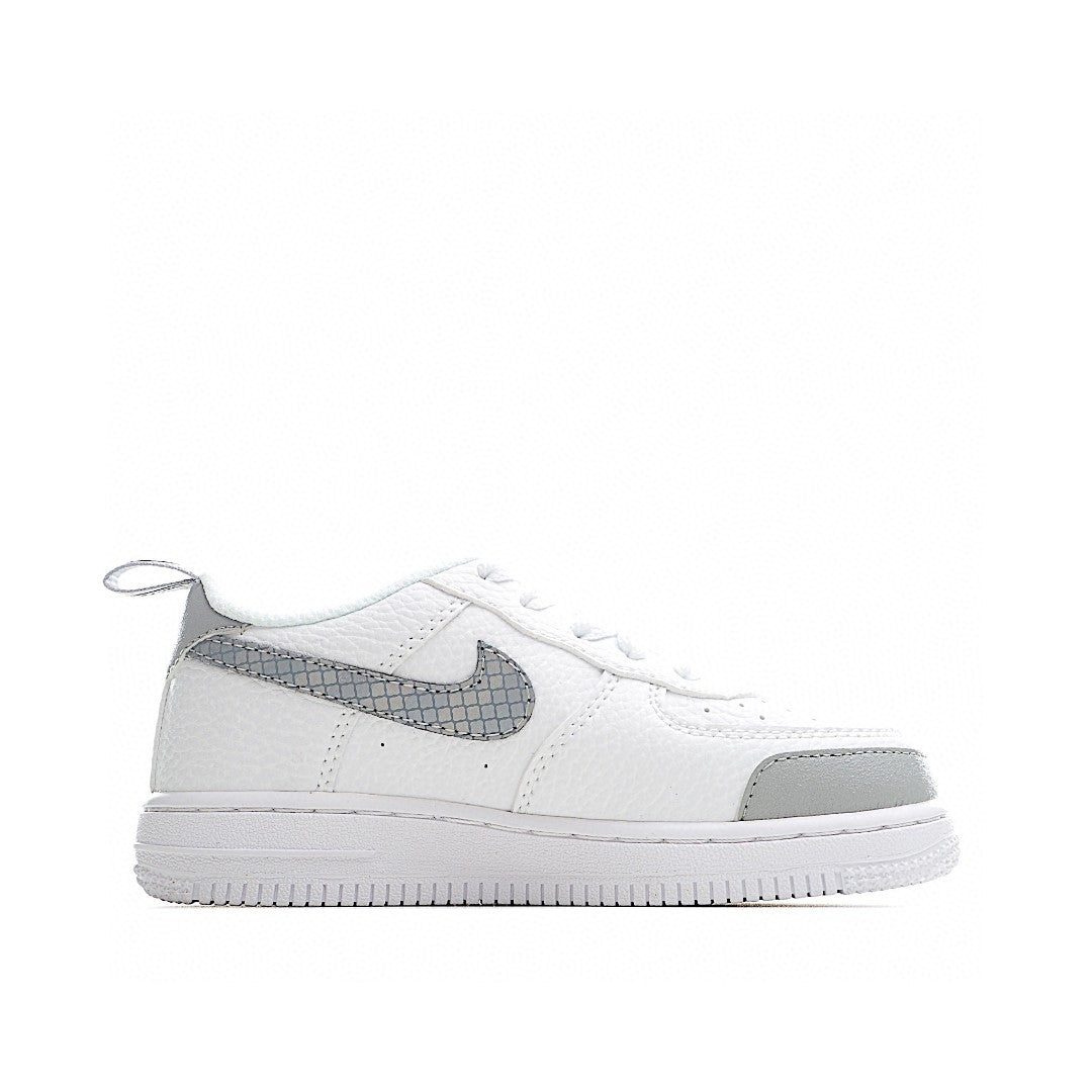 Kids Nike Air Force One White Gray