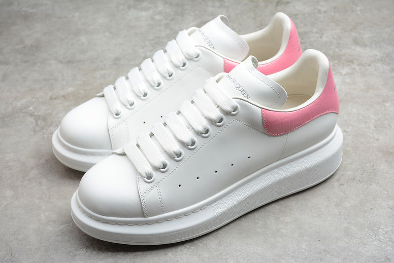 Alexander McQueen Oversized White-Gloss Pink