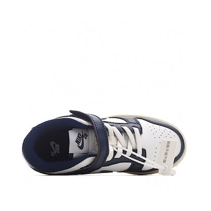 Kids Nike Dunk Low Navy Blue