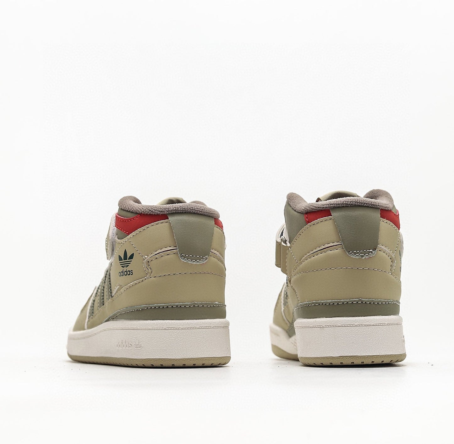 Kids Adidas Forum Mid Junior 'Beige Green'