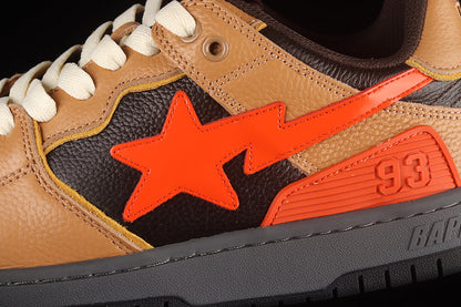 A BATHING APE® Sk8 Court Sta 'Brown Orange'