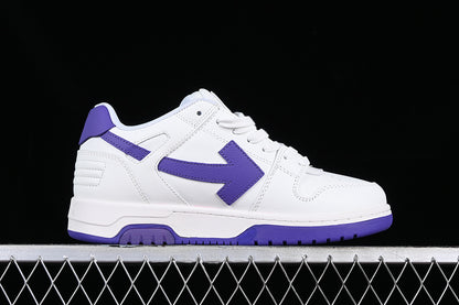 Off-White Out Of Office Calf Leather 'White Purple'