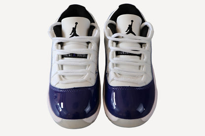 Kids Air Jordan Retro 11 Low 'White Concord' (PS)