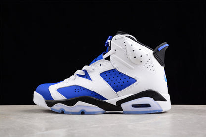 Air Jordan Retro 6 White/Blue-Black