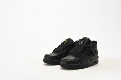 Kids Air Jordan Retro 4 'Black Cat'