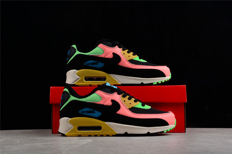 Air Max 90 Black-Fur Multi Color