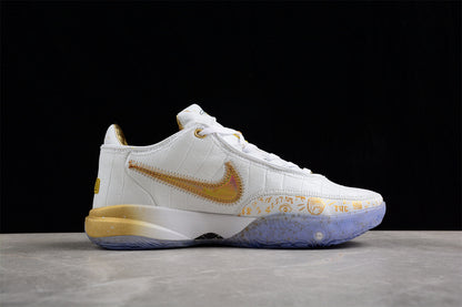 Nike LeBron 20 EP White-Golden