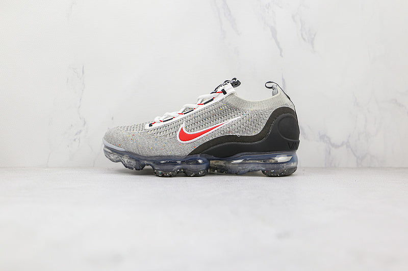 Air Vapormax 2021 Flyknit Light Bone/Summit White-Black-Red