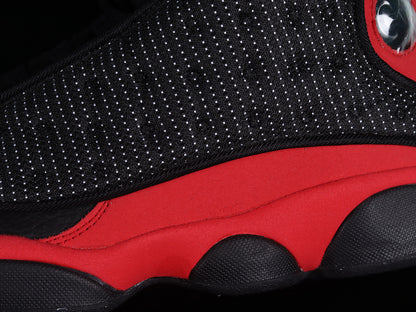 Air Jordan Retro 13 Bred 2017 Black-True Red