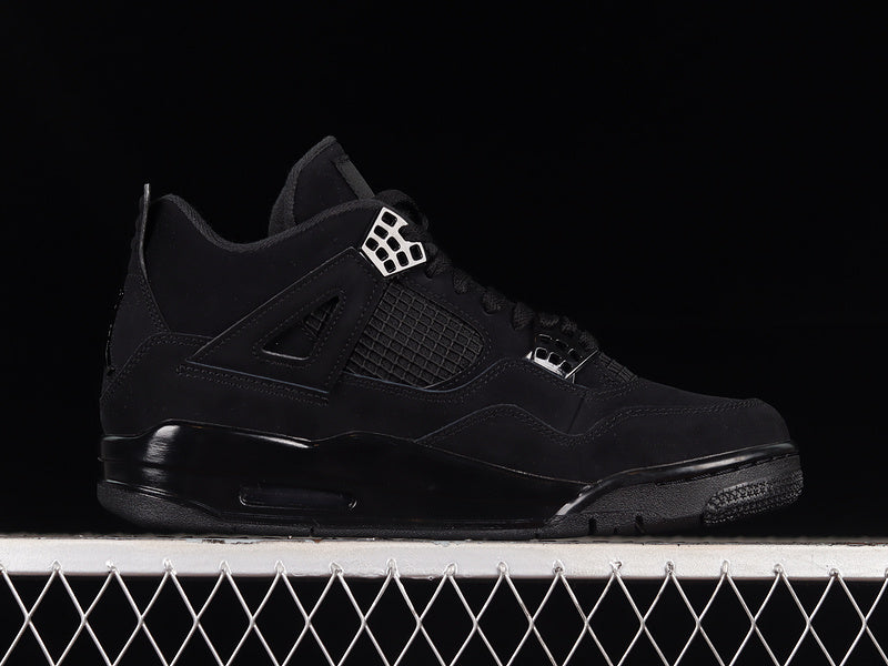 Air Jordan Retro 4 Black Cat 2020 Black-Light Graphite