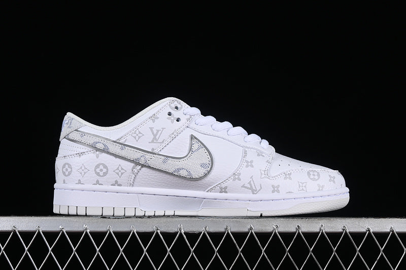 Sb Dunk X Louis Vuitton White/Grey