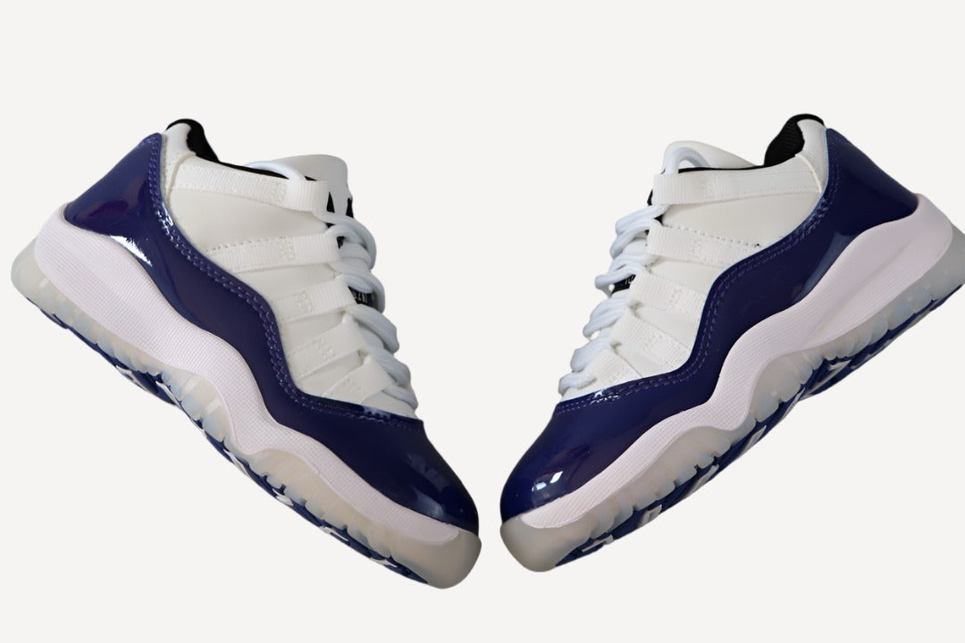 Kids Air Jordan Retro 11 Low 'White Concord' (PS)