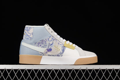 NK Blazer MID Zoom Premium SB Paisley Pack Boarder Blue