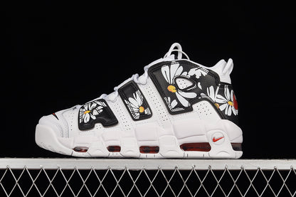 Air More Uptempo 96X Peace & Love Swoosh White-Black