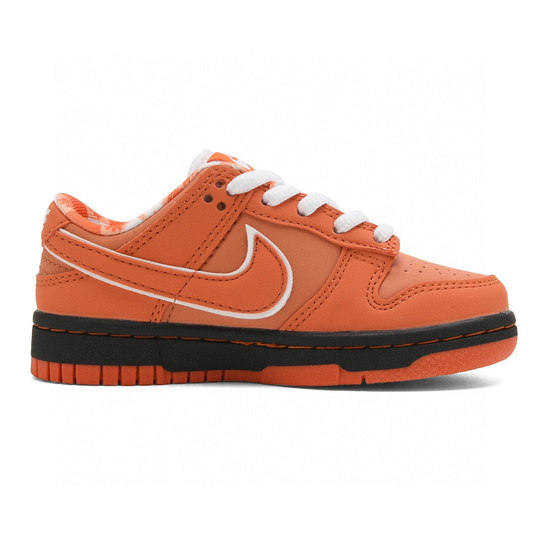 Kids Nike Dunk Low Concepts Orange Lobster