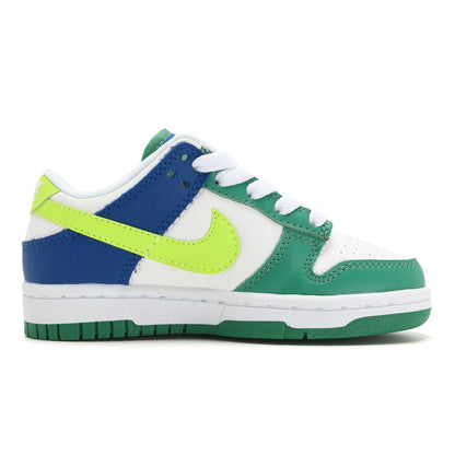 Kids Nike Dunk Low Stadium Green Game Royal