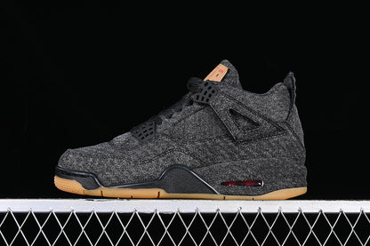 Air Jordan Retro 4 X Levi's Denim Black Jeans/Black