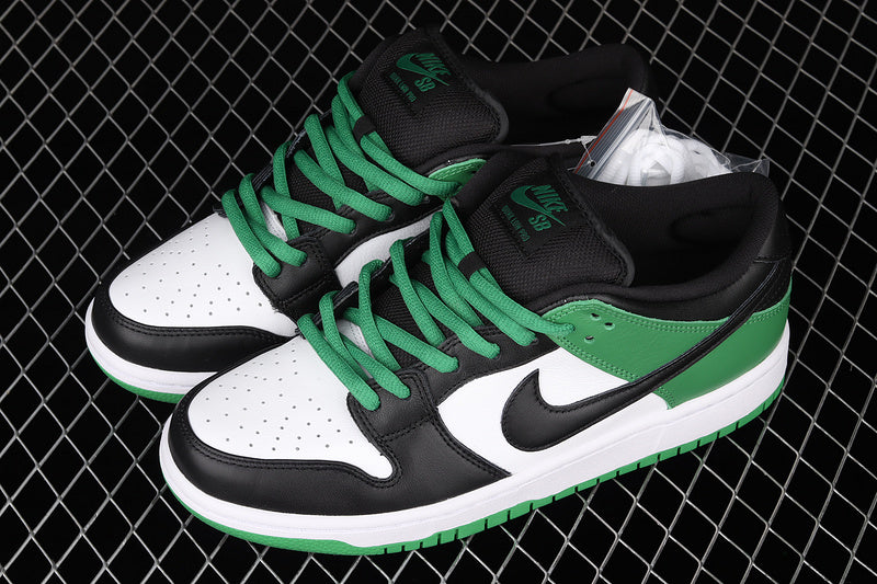 SB Dunk Low Pro Classic Green Sample White-Black