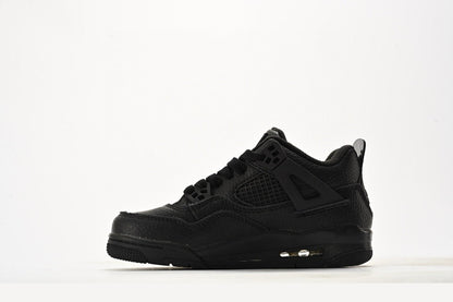 Kids Air Jordan Retro 4 'Black Cat'