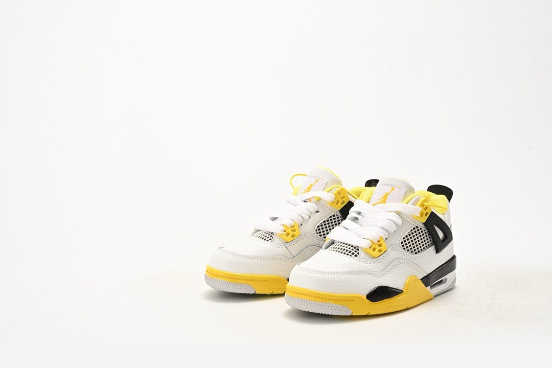 Kids Air Jordan Retro 4 'Vivid Sulfur'