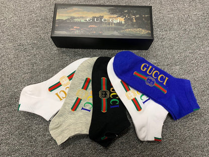 Gucci Low Socks 5 Pack