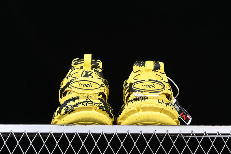 Balenciaga Track Graffiti Yellow-Black