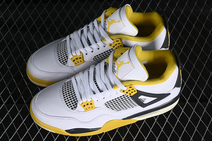 Air Jordan Retro 4  Vivid Sulfur White