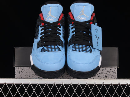 Air Jordan Retro 4 X Travis Scott Jack Cactus University Blue