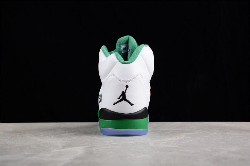 Air Jordan Retro 5 Burgundy White/Green-Black