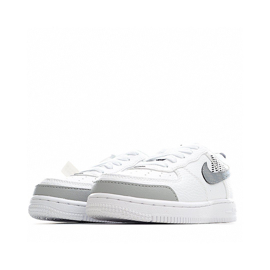 Kids Nike Air Force One White Gray