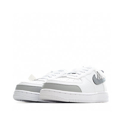 Kids Nike Air Force One White Gray