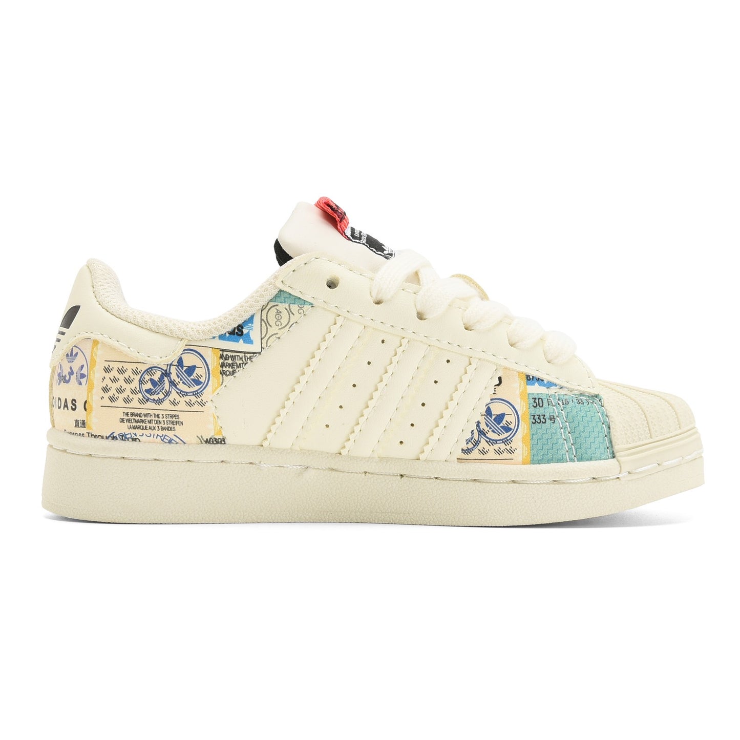 Kids Adidas Superstar 80's Sail