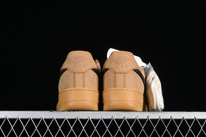 Air Force One Low Black/Wheat