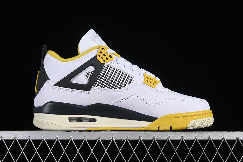 Air Jordan Retro 4  Vivid Sulfur White