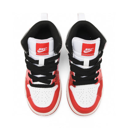 Kids Air Jordan 1 High  'White Triple Red'