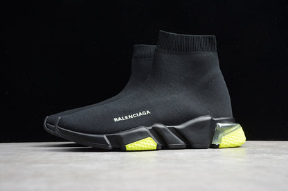 Balenciaga Speed Knit Black/Green-Clear