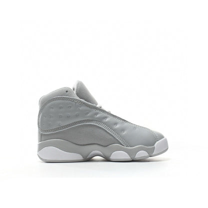 Kids Air Jordan Retro 13 'Wolf Grey Deadly Pink'